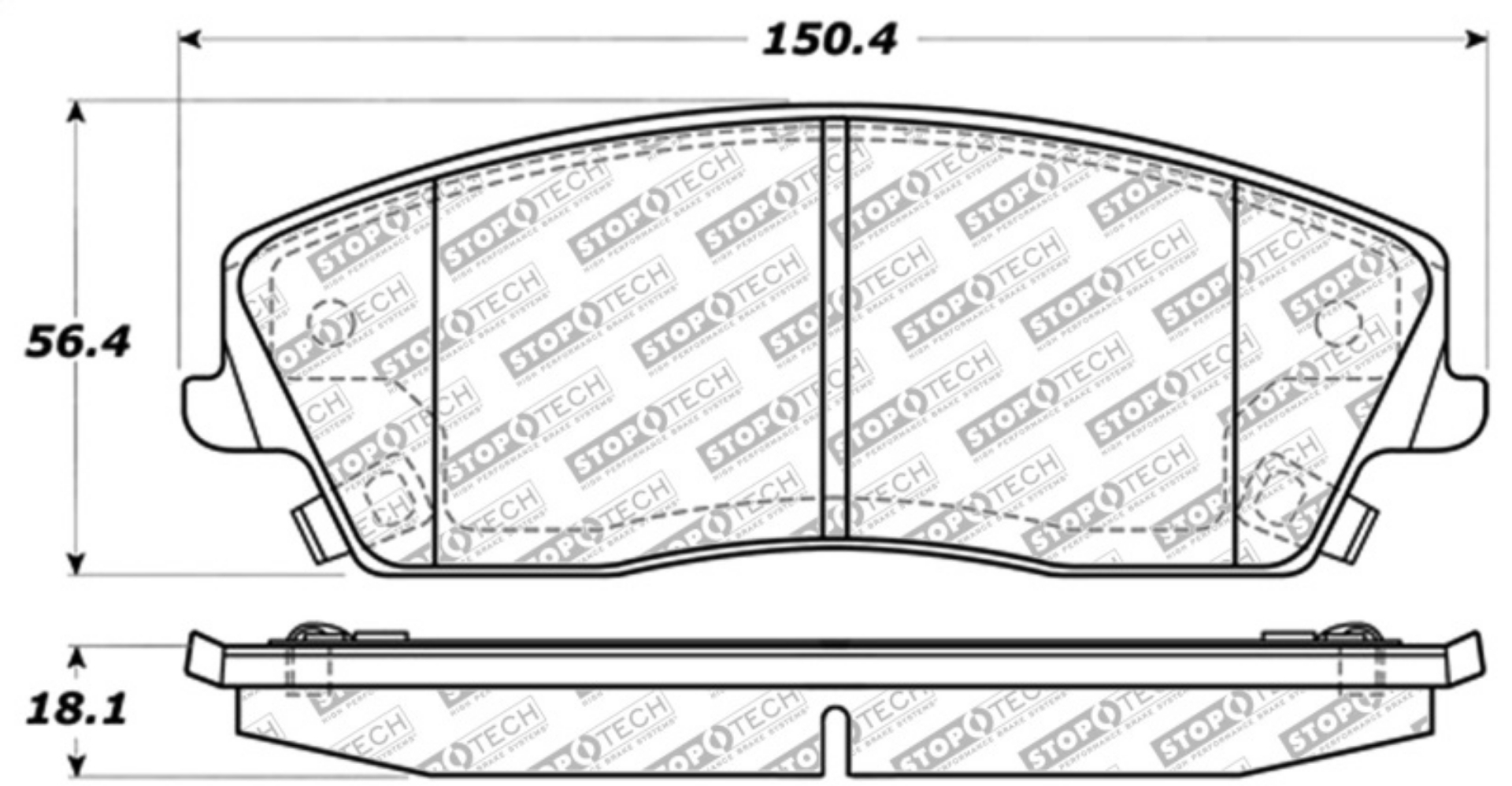 Picture of StopTech Street Select Brake Pads - Front