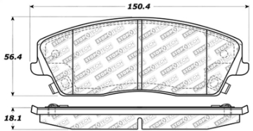 Picture of StopTech Street Select Brake Pads - Front