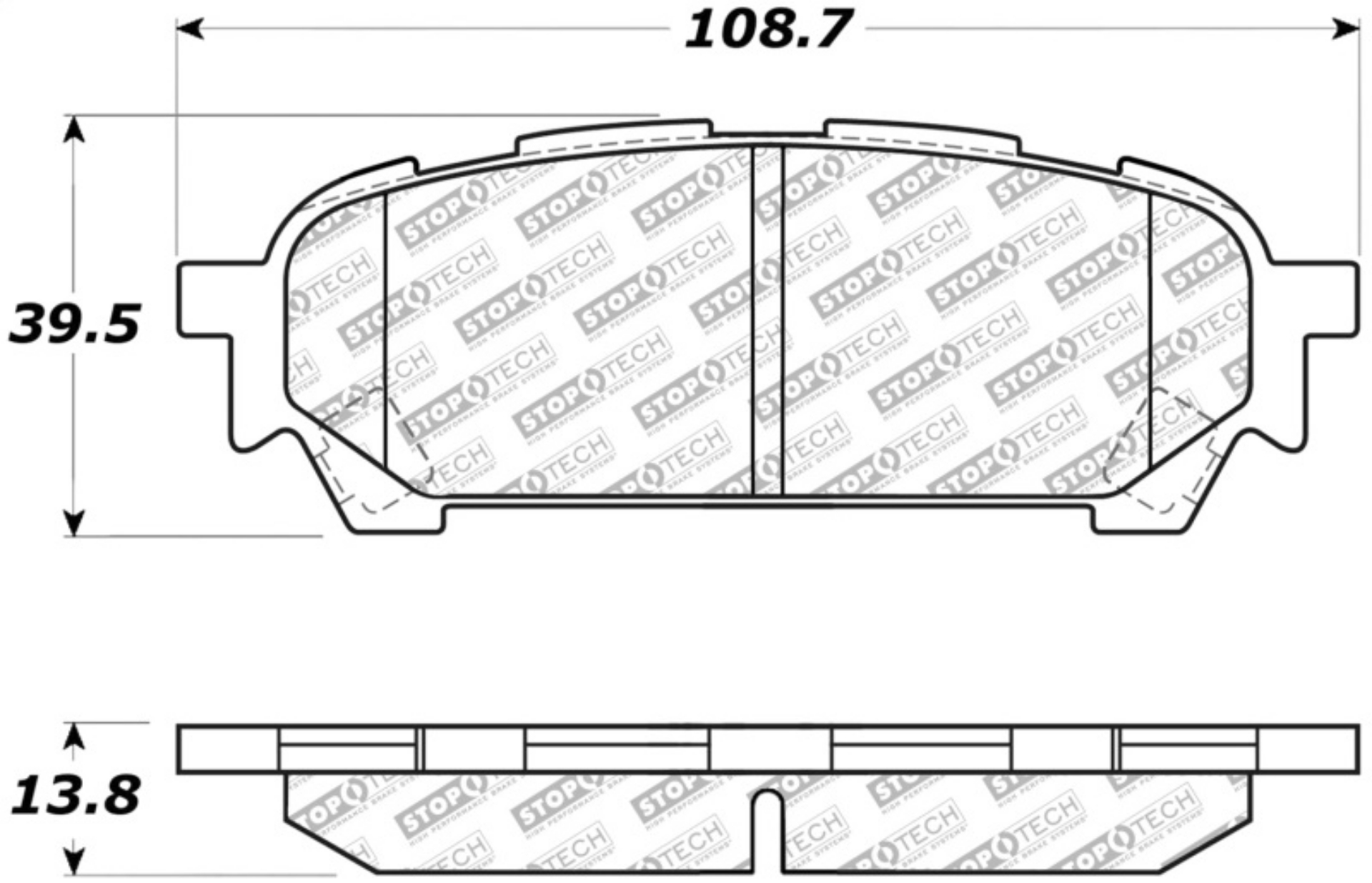 Picture of StopTech Street Select Brake Pads - Front