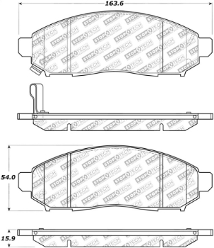 Picture of StopTech Street Select Brake Pads - Front