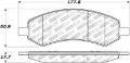 Picture of StopTech Street Select Brake Pads - Front