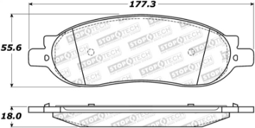 Picture of StopTech Street Select Brake Pads - Front
