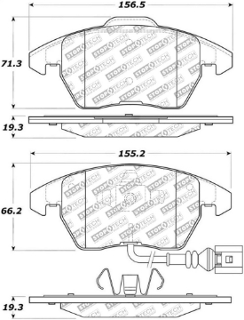 Picture of StopTech Street Select Brake Pads - Front