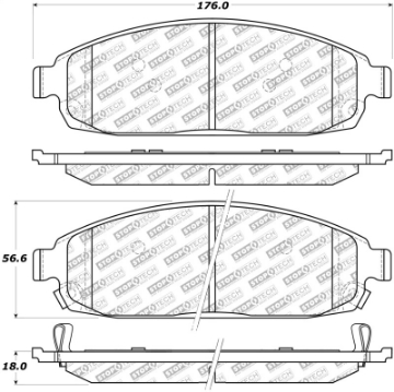Picture of StopTech Street Select Brake Pads - Front