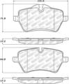 Picture of StopTech Street Select Brake Pads - Front