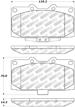 Picture of StopTech Street Select Brake Pads - Front