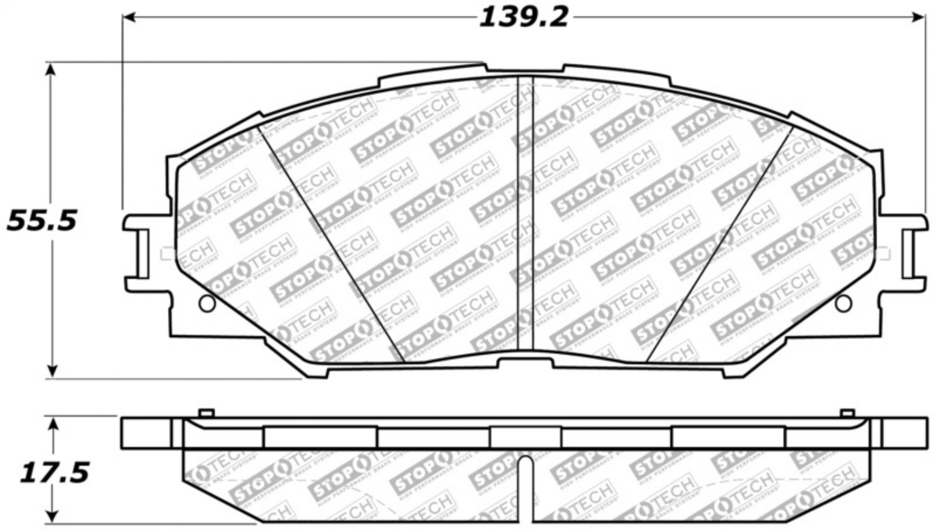 Picture of StopTech Street Select Brake Pads - Front