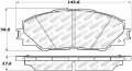 Picture of StopTech Street Select Brake Pads - Front