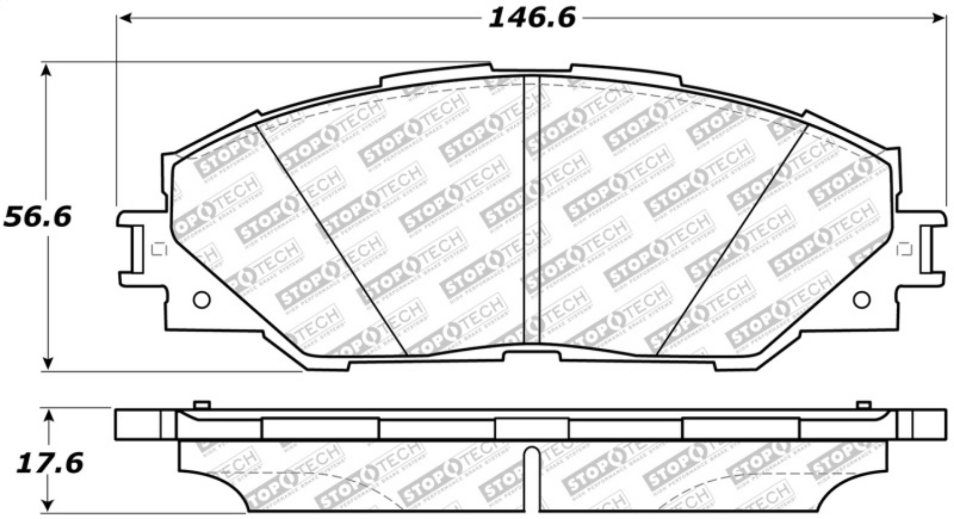 Picture of StopTech Street Select Brake Pads - Front