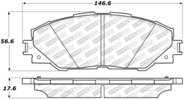 Picture of StopTech Street Select Brake Pads - Front