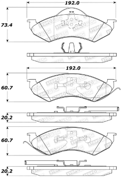 Picture of StopTech Street Select Brake Pads - Front