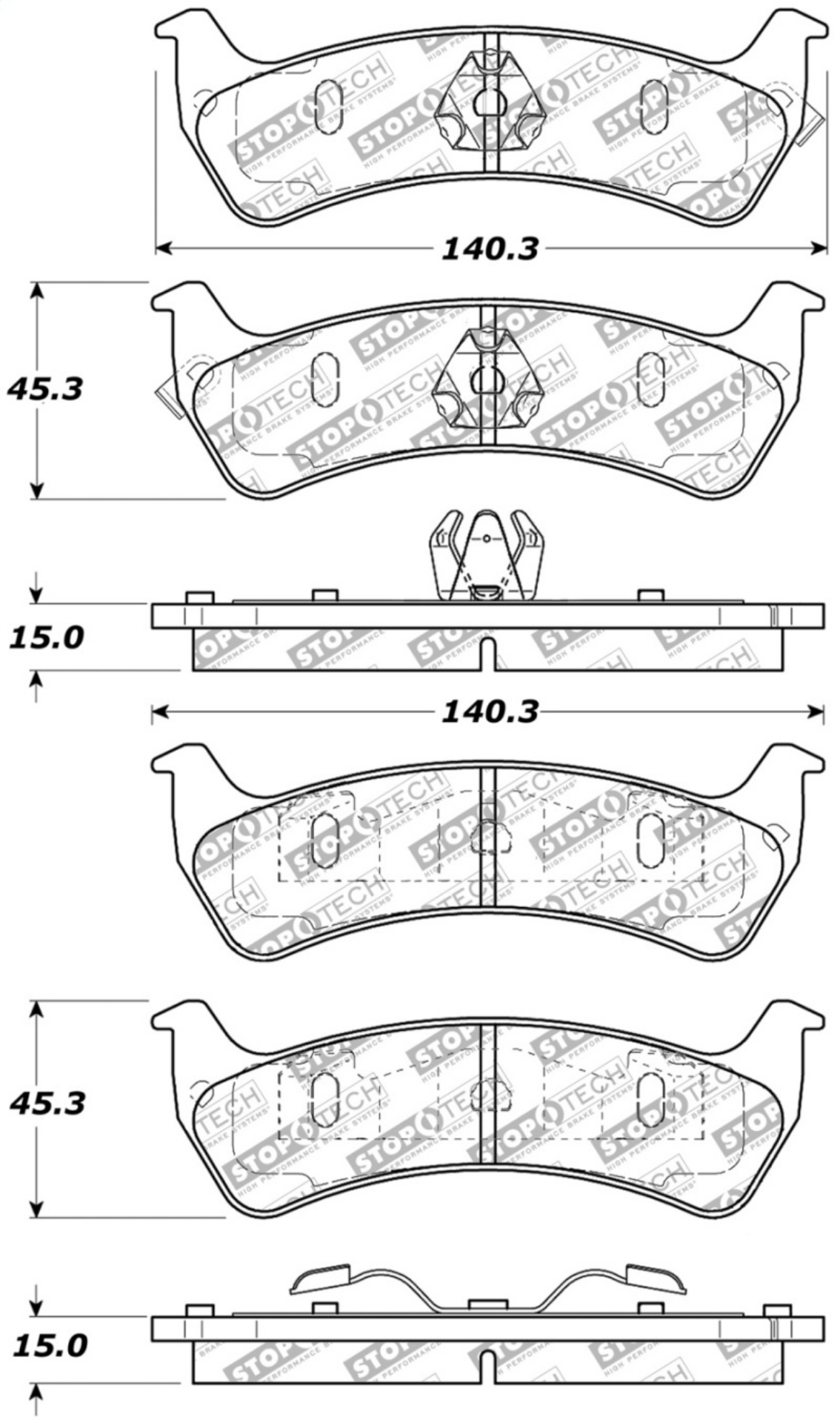 Picture of StopTech Street Select Brake Pads - Front