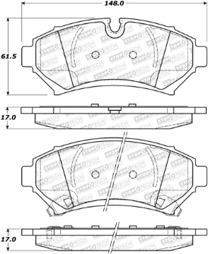 Picture of StopTech Street Select Brake Pads - Front