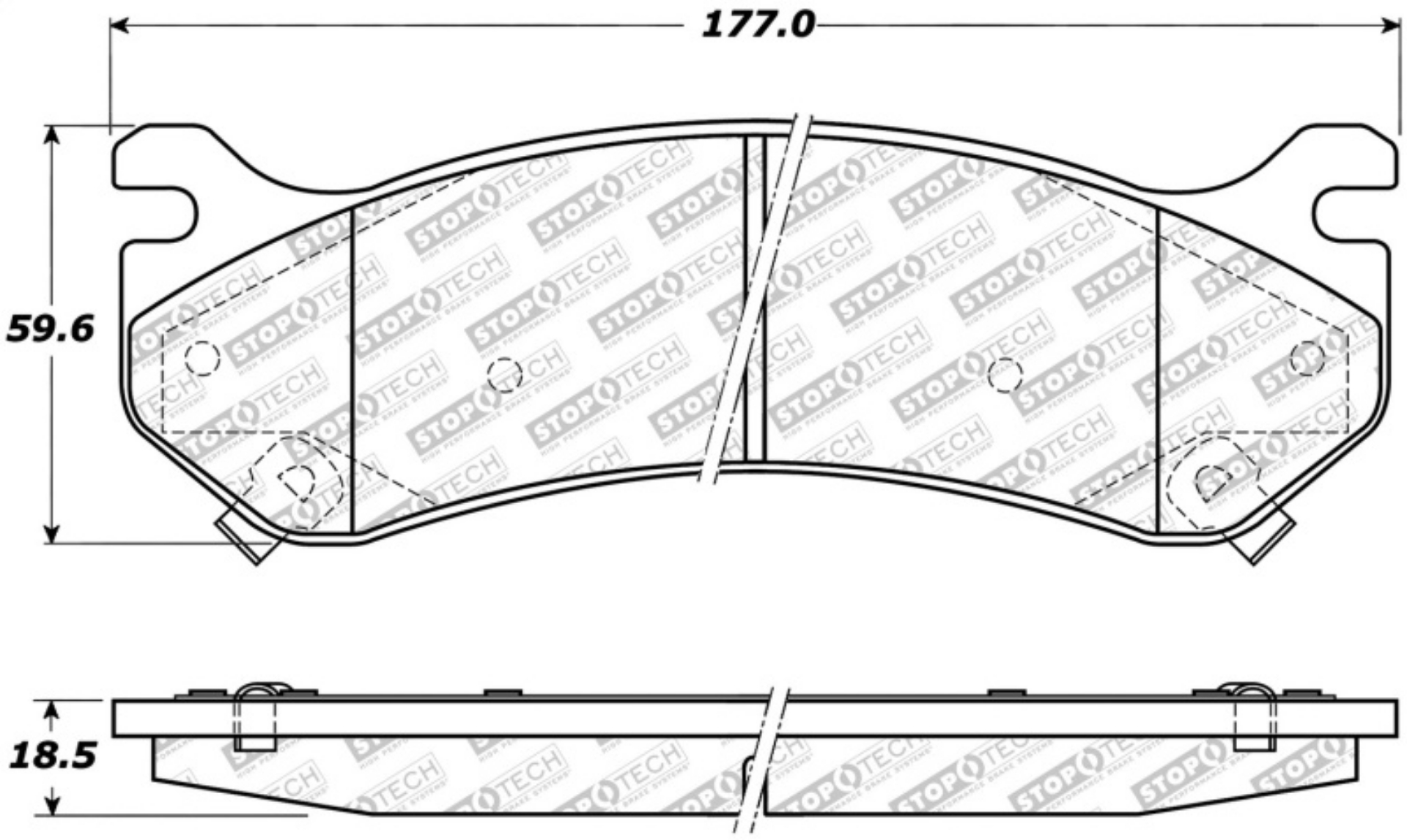 Picture of StopTech Street Select Brake Pads - Front