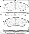 Picture of StopTech Street Select Brake Pads - Front