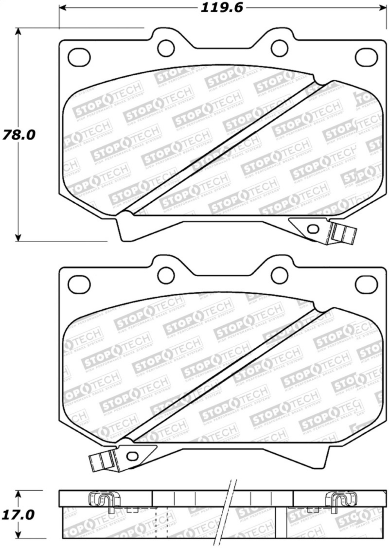 Picture of StopTech Street Select Brake Pads - Front
