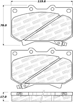 Picture of StopTech Street Select Brake Pads - Front