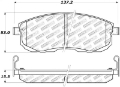 Picture of StopTech Street Select Brake Pads - Front