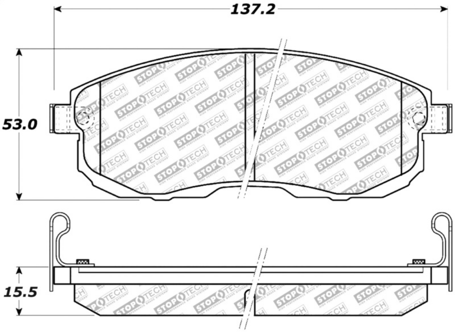 Picture of StopTech Street Select Brake Pads - Front
