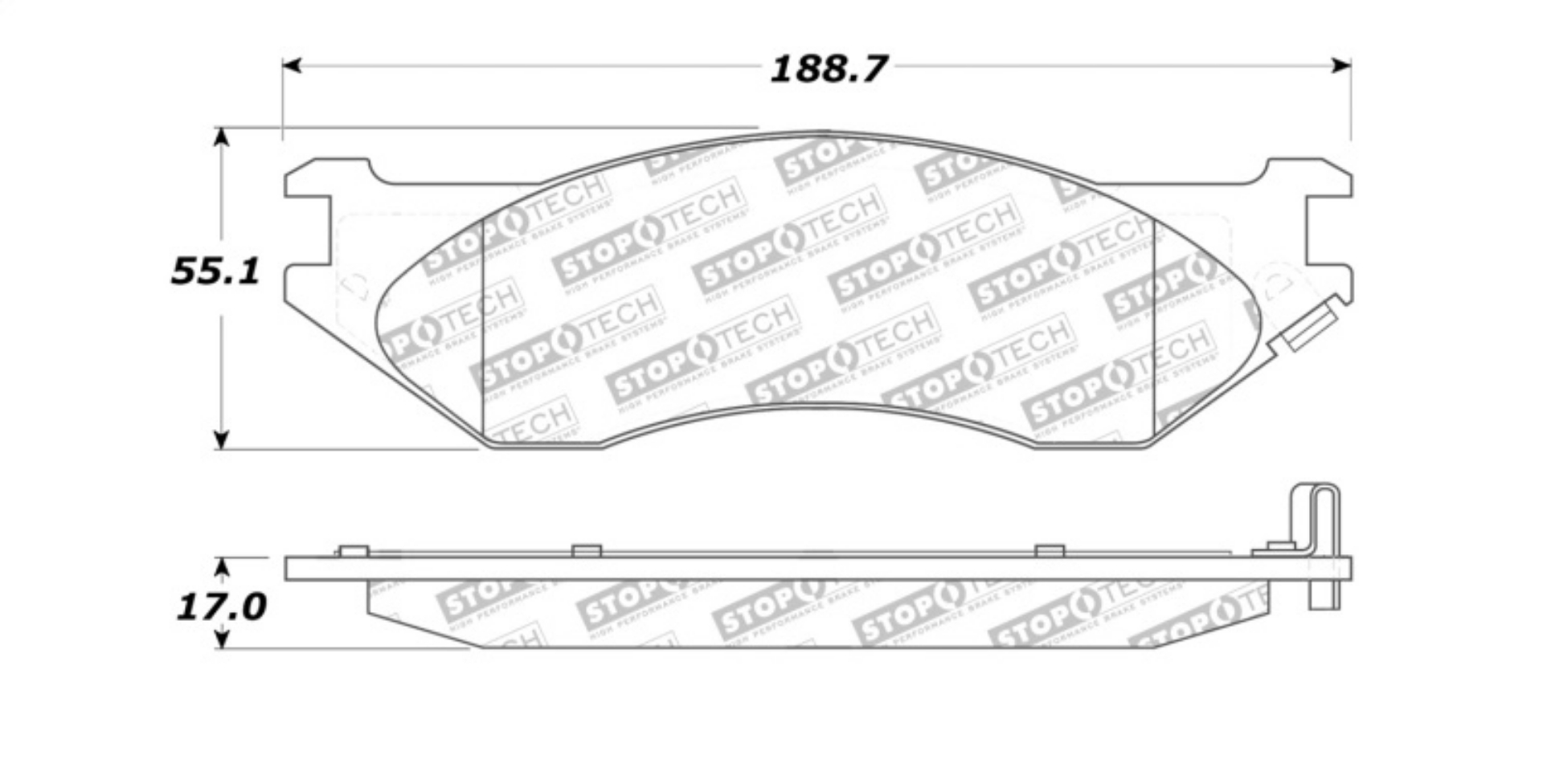 Picture of StopTech Street Select Brake Pads - Front