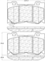 Picture of StopTech Street Select Brake Pads - Front
