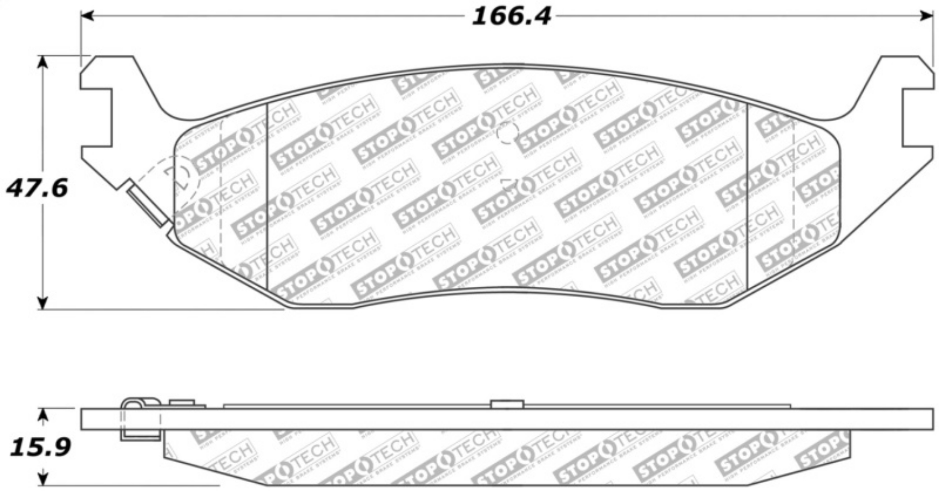 Picture of StopTech Street Select Brake Pads - Front