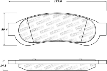 Picture of StopTech Street Select Brake Pads - Front