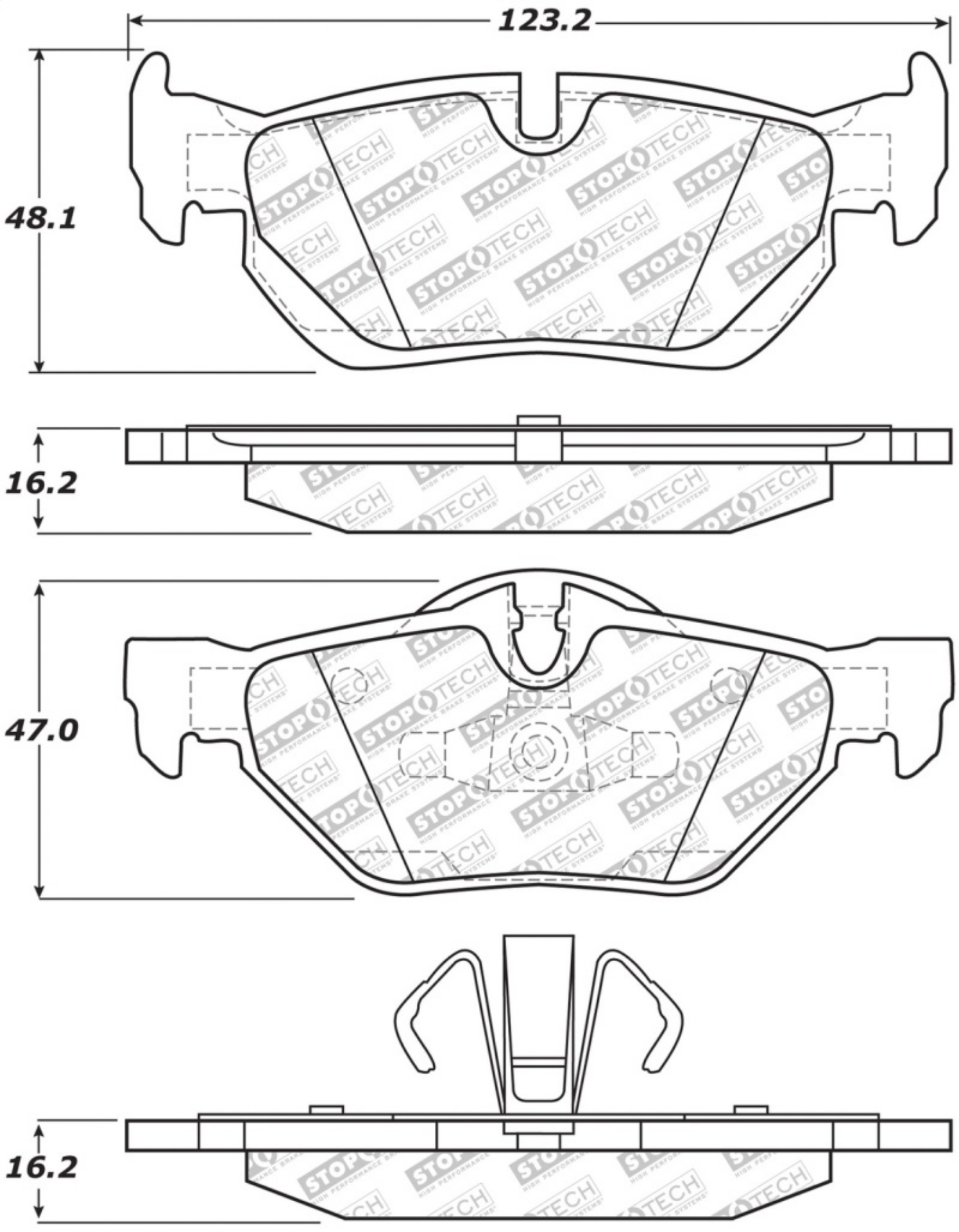 Picture of StopTech Street Select Brake Pads - Front