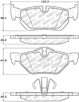 Picture of StopTech Street Select Brake Pads - Front