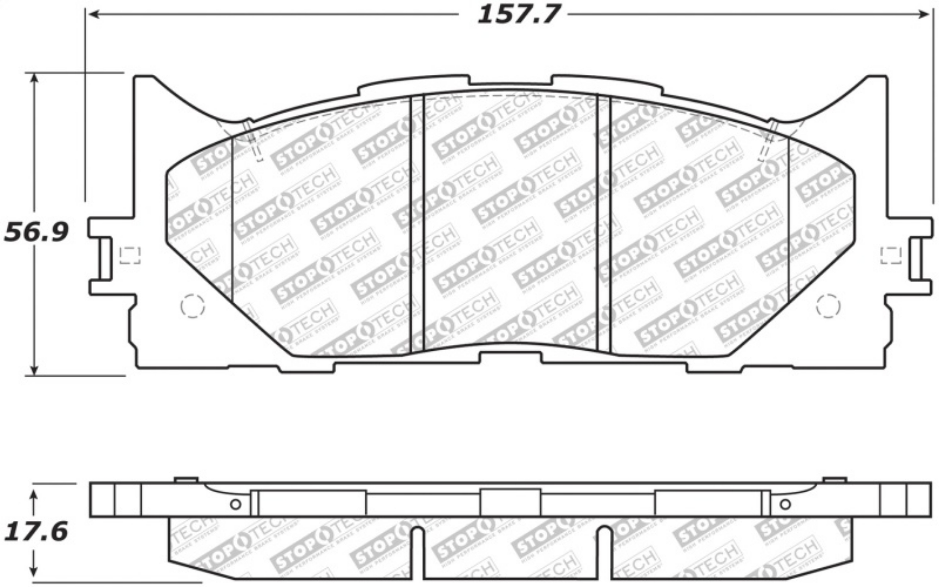 Picture of StopTech Street Select Brake Pads - Front
