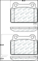 Picture of StopTech 08-15 Mitsubishi Evo X Street Performance Rear Brake Pads