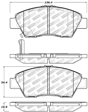 Picture of StopTech Street Select Brake Pads - Front
