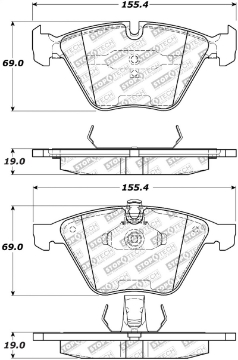 Picture of StopTech Street Select Brake Pads - Front
