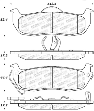 Picture of StopTech Street Select Brake Pads - Front