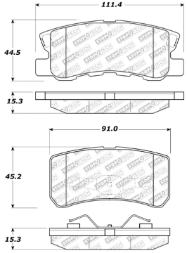 Picture of StopTech Street Select Brake Pads - Front
