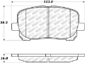 Picture of StopTech Street Select Brake Pads - Front