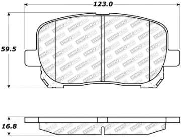 Picture of StopTech Street Select Brake Pads - Front
