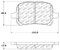 Picture of StopTech Street Select Brake Pads - Front