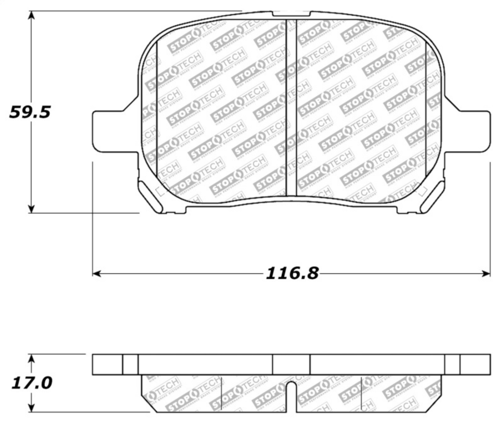 Picture of StopTech Street Select Brake Pads - Front