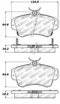Picture of StopTech Street Select Brake Pads - Front