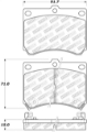 Picture of StopTech Street Select Brake Pads - Front-Rear