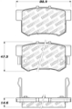 Picture of StopTech Street Select Brake Pads - Front-Rear