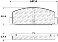 Picture of StopTech Street Select Brake Pads - Front-Rear
