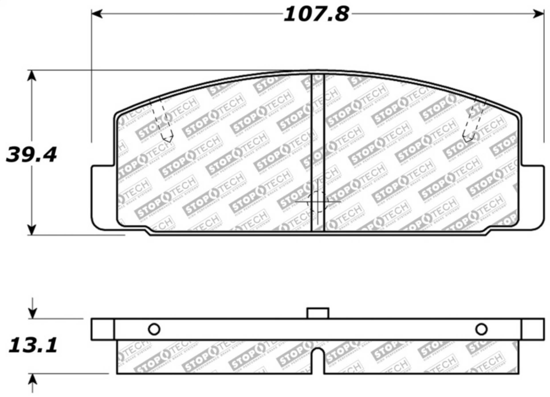 Picture of StopTech Street Select Brake Pads - Front-Rear