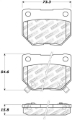 Picture of StopTech Street Select Brake Pads - Front-Rear