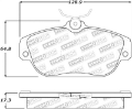 Picture of StopTech Street Select Brake Pads - Front-Rear