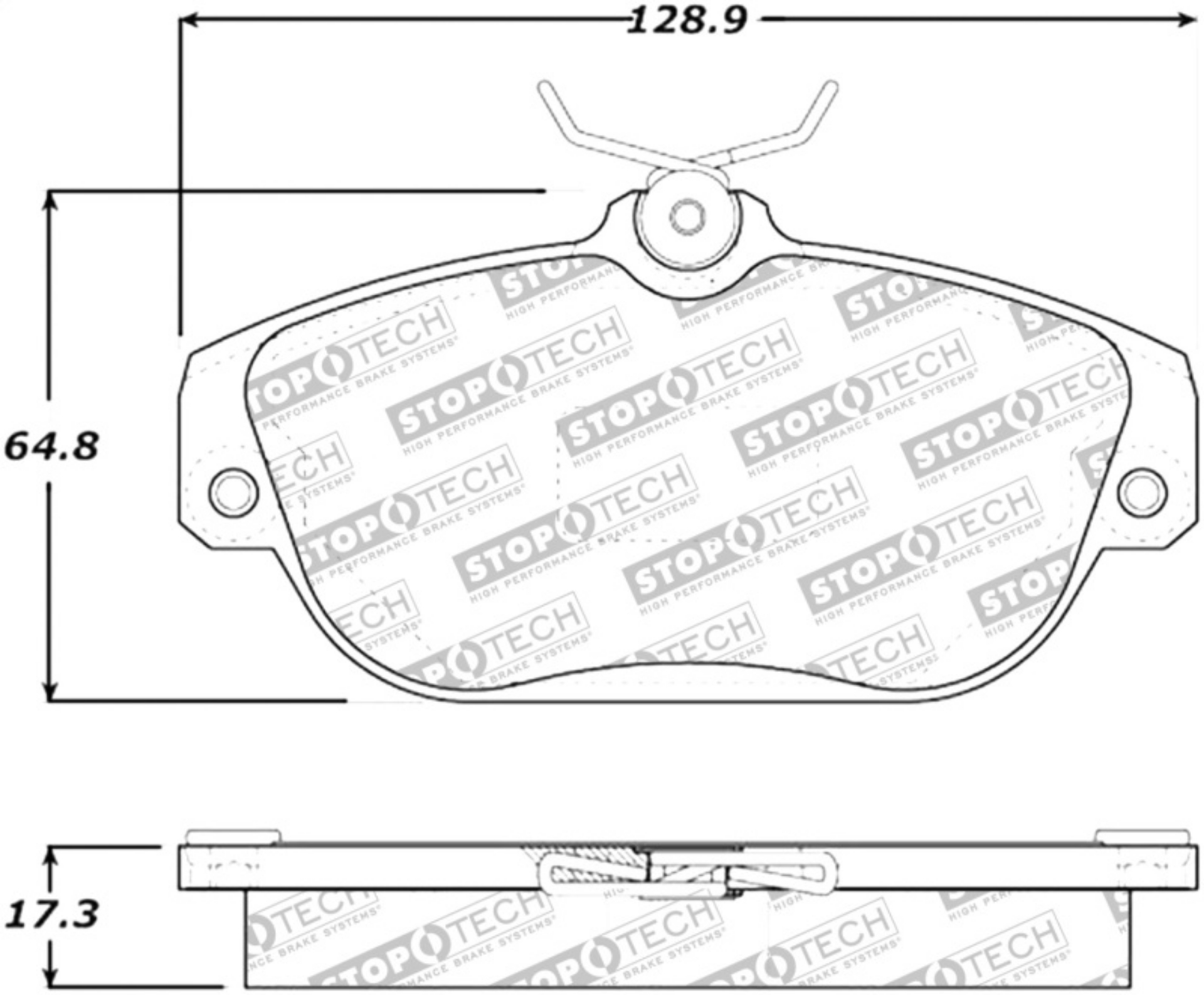 Picture of StopTech Street Select Brake Pads - Front-Rear