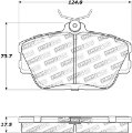 Picture of StopTech Street Select Brake Pads - Front-Rear