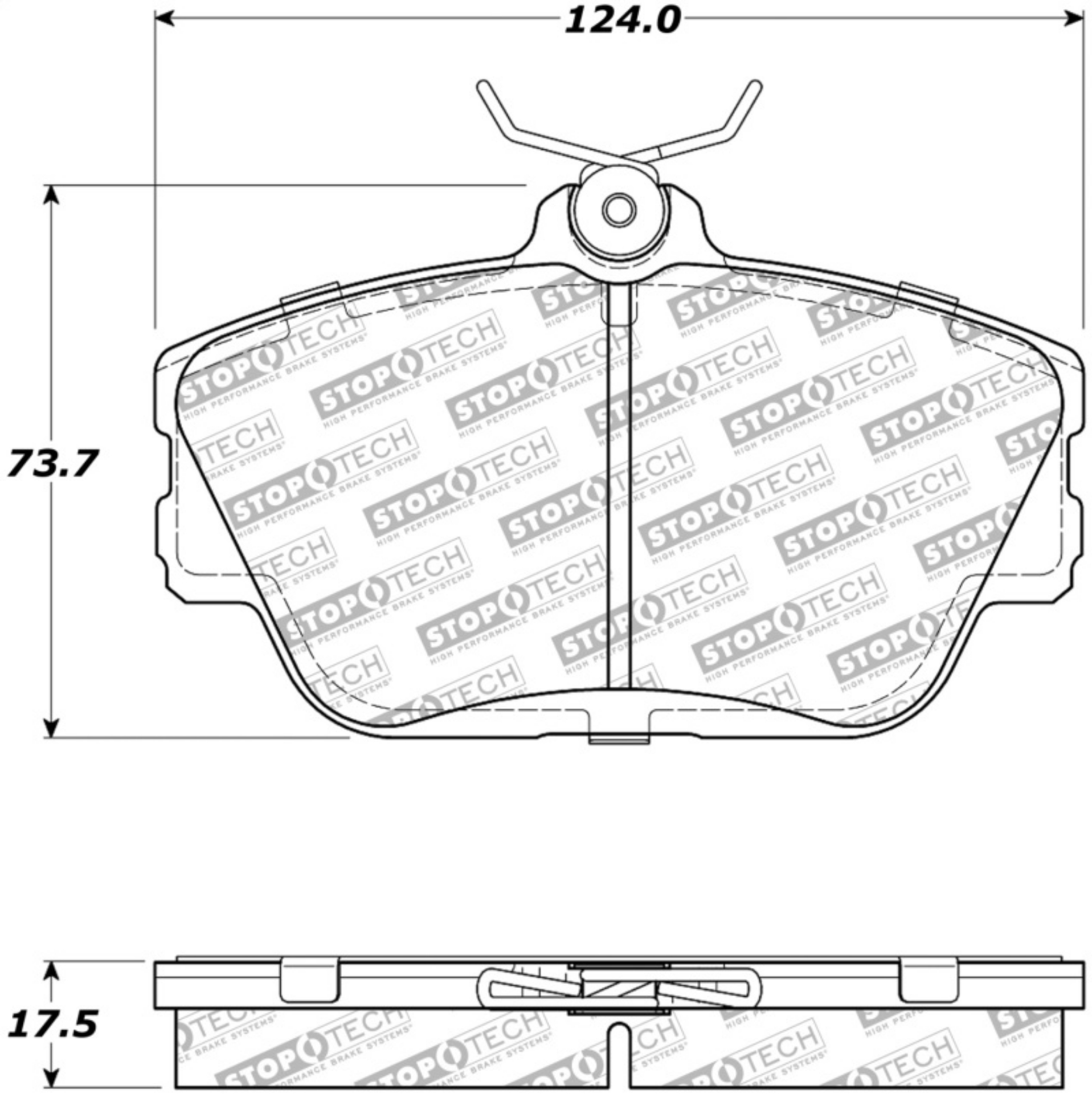 Picture of StopTech Street Select Brake Pads - Front-Rear