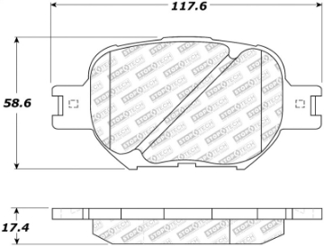 Picture of StopTech Street Select Brake Pads - Front-Rear